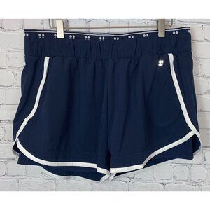 SWEATY BETTY LONDON Womens' Navy Blue Running Athletic Shorts Size XL